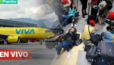 Viva Air: situación de pasajeros abandonados en aeropuertos del Perú tras cancelación de vuelos