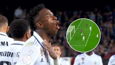 Vinicius Jr. silenció el Camp Nou: anotó el 1-0 en el Barcelona vs. Real Madrid por la Copa del Rey