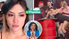 Carlos Vílchez sorprende con efusivo beso a Claudia Serpa en show de "Noche de patas" y la deja en shock