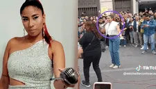 Azucena Calvay ofrece concierto gratuito en la calle y demuestra toda su humildad: "Eres grande"