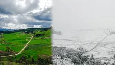 Cusco vuelve a presentar nieve después de 25 años, mira el antes y después