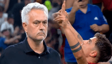 Paulo Dybala da el primer golpe en la final: 1-0 para Roma ante Sevilla y Mourinho reaccionó