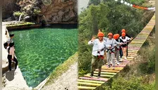 Full adrenalina, piscina natural y hermosas cascadas en este lugar soñado a tres horas de Lima