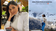 Gianella Rázuri celebra orgullosa las Fiestas Patrias en Argentina: "Mi amado Perú"