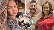 Andrea San Martín celebró el cumpleaños de su hija con Juan Víctor al lado de Sebastián Lizarzaburu