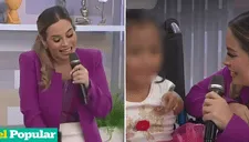 Ethel Pozo se quiebra con niña paciente de la clínica San Juan de Dios: "Ayudemos a la Teletón"