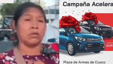 Ganadora del auto de Caja Cusco denuncia que empresa la está sobornando: "Me ofrecieron una laptop"