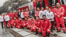 Firman convenio en beneficio de 16 mil bomberos voluntarios del país