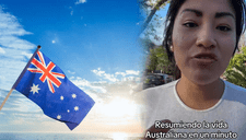 "Mi inglés es muy malo y tengo trabajo": Peruana revela cuánto dinero gana trabajando en Australia