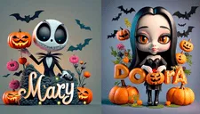 Ideogram: descarga nombres con diseños de Halloween en 3D creadas con Inteligencia Artificial