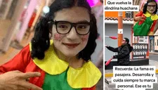 La 'Chilindrina huachana' reaparece en las calles, pero sorprende con radical cambio: "La fama es pasajera"