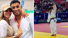 Alejandra Baigorria festeja la victoria de Said Palao en el Campeonato Nacional de Judo: "Calladito logra sus triunfos"