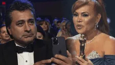 El tierno gesto de amor de Alfredo Zambrano hacia Magaly Medina tras recibir premio a 'Mejor conductora de TV'