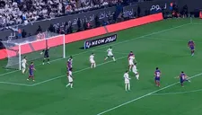 Robert Lewandowski y su golazo para el descuento del Barcelona ante Real Madrid por Supercopa de España