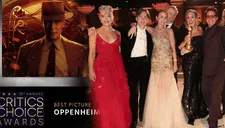 ¡Venció a Barbie! ‘Oppenheimer’ se lleva el trofeo a 'mejor película' en los Critics Choice Awards 2024