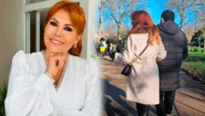 Magaly Medina y su hijo Gianmarco Mendoza tienen tierno reencuentro: "Paseando por Londres"