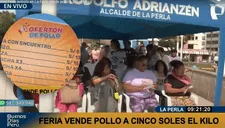 La Perla: venden pollo a S/5 el kilo y vecinos enloquecen con el precio