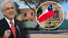 Muerte de Sebastián Piñera: Embajada de Chile en Perú muestra la bandera a media asta