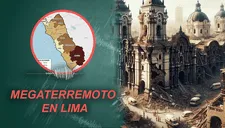 Así quedaría Lima tras un megaterremoto, según IA: Estas son las impactantes imágenes