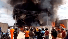 Piura: incendio acaba con 18 casas y deja a 63 personas en la calle, entre ellos escolares