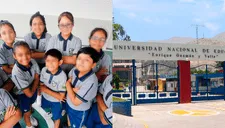 ¡Con tan solo 8 y 11 años! Diez alumnos de un colegio del El Agustino lograron ingresar a La Cantuta