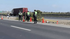 Terrible accidente con tráiler termina con una mujer muerta en la Panamericana Norte