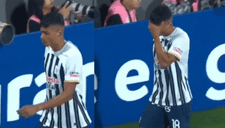 Jeriel De Santis sale cambiado del partido Alianza Lima vs. Cerro Porteño y cámara capta su reacción