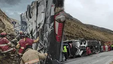 Bomberos de Ayacucho en terapia psicológica tras atender accidente de bus de Civa: “Están afectados emocionalmente”