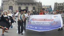 Bicentenario de la Batalla de Junín: Gran pasacalle se realizó en el Centro de Lima en conmemoración a esta fecha