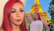 Deysi Araujo comete "error" al pronunciar lugar turístico en París: "Estoy en la Torre Fiel"