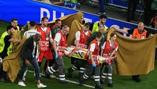 ¡Tensión en la Eurocopa! Futbolista tuvo fuerte caída sobre el césped y quedó inconsciente en pleno partido