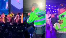 Chimbote: Policía canta Partido en Dos con La Única Tropical y SORPRENDE con su enorme talento