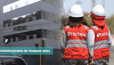 Sutran ofrece trabajos con sueldos de más de S/6.000: requisitos y LINK para postular