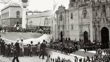 Así se vivió el nostálgico primer desfile escolar que conmemoró los 100 años de Independencia del Perú