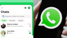 El truco para que te aparezca el botón azul de Meta AI de WhatsApp en tu celular