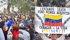 Miles de venezolanos cantan emocionados el Contigo Perú en Lima: "Sobre mi pecho llevo tus colores"