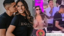 Paolo Hurtado y Rosa Fuentes son grabados más juntos que nunca en fiesta de Trujillo