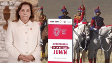 Dina Boluarte no participó en la ceremonia por el Bicentenario de la Batalla de Junín