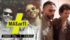 Diego Val y Cabas emocionan al lanzar su colaboración ‘Más de ti’, una fusión de pop urbano y reggae