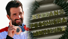 ¡Momento histórico! Stefano Peschiera recibió los Laureles Deportivos en el Estadio Nacional