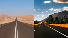 Esta es la carretera sin curvas más larga del mundo que atraviesa el desierto