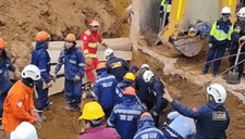 Obreros mueren sepultados tras caída de pared en una obra: dos lograron sobrevivir