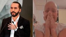 Tiktoker con cáncer llora porque Nayib Bukele le pagará todo en su tratamiento: "Dios es fiel"