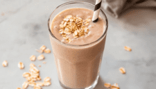 Cómo preparar un licuado de avena, manzana con proteína: batido es la clave para ganar masa muscular