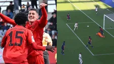 Peruano Felipe Chávez destaca en la Champions Juvenil 2024 con gol ante el Barcelona