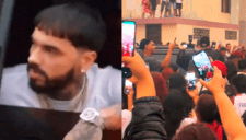 Anuel AA alborota las calles del Callao con visita relámpago y fans emocionados le rinden homenaje
