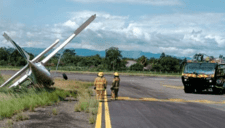 Piloto se salvó de morir en Tarapoto: vientos fuertes provocaron que su avioneta se despiste