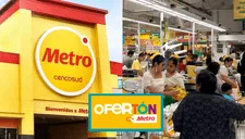 Metro REMATA miles de productos desde S/4.90: cómo acceder a la oferta y qué sedes participan