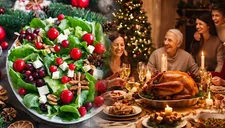 ¡Navidad en un bowl! Así podrás hacer una ensalada con cuatro frutas NUTRICIONALES y en cuestión de minutos