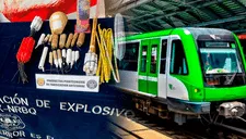 Línea 1 del Metro de Lima prohíbe el traslado de pirotécnicos como parte del plan Navidad Segura 2024